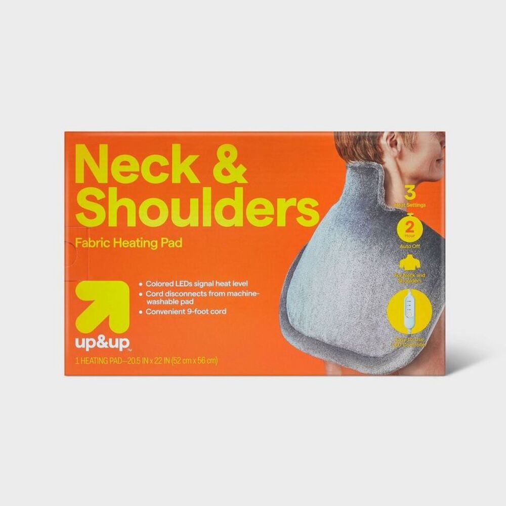 Open Box - up&up - Neck & Shoulder Heating Pad - up & up Gray